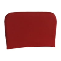 Magideal - Silla De Oficina Respaldo De La Silla Slip Silla Giratoria Protector De Silla De Escritorio Lavable Suave Para Sala De Estudio Decoración Del Hogar De Rojo 28X48Cm