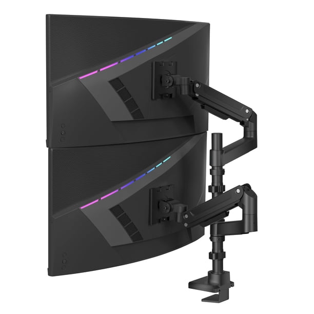 Soporte Para Monitor De Doble Brazo Compatible Con Pantallas Ultrapanorámicas De 17 A 49