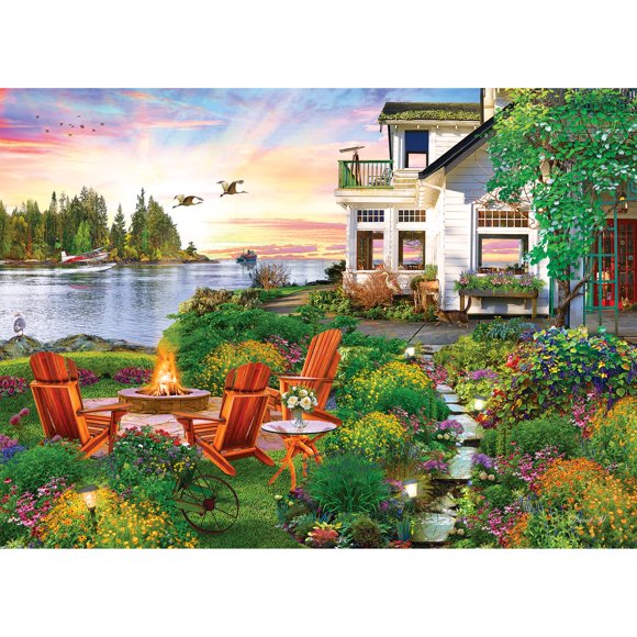 Rompecabezas RoseArt My Happy Place Harbor House 1000 piezas