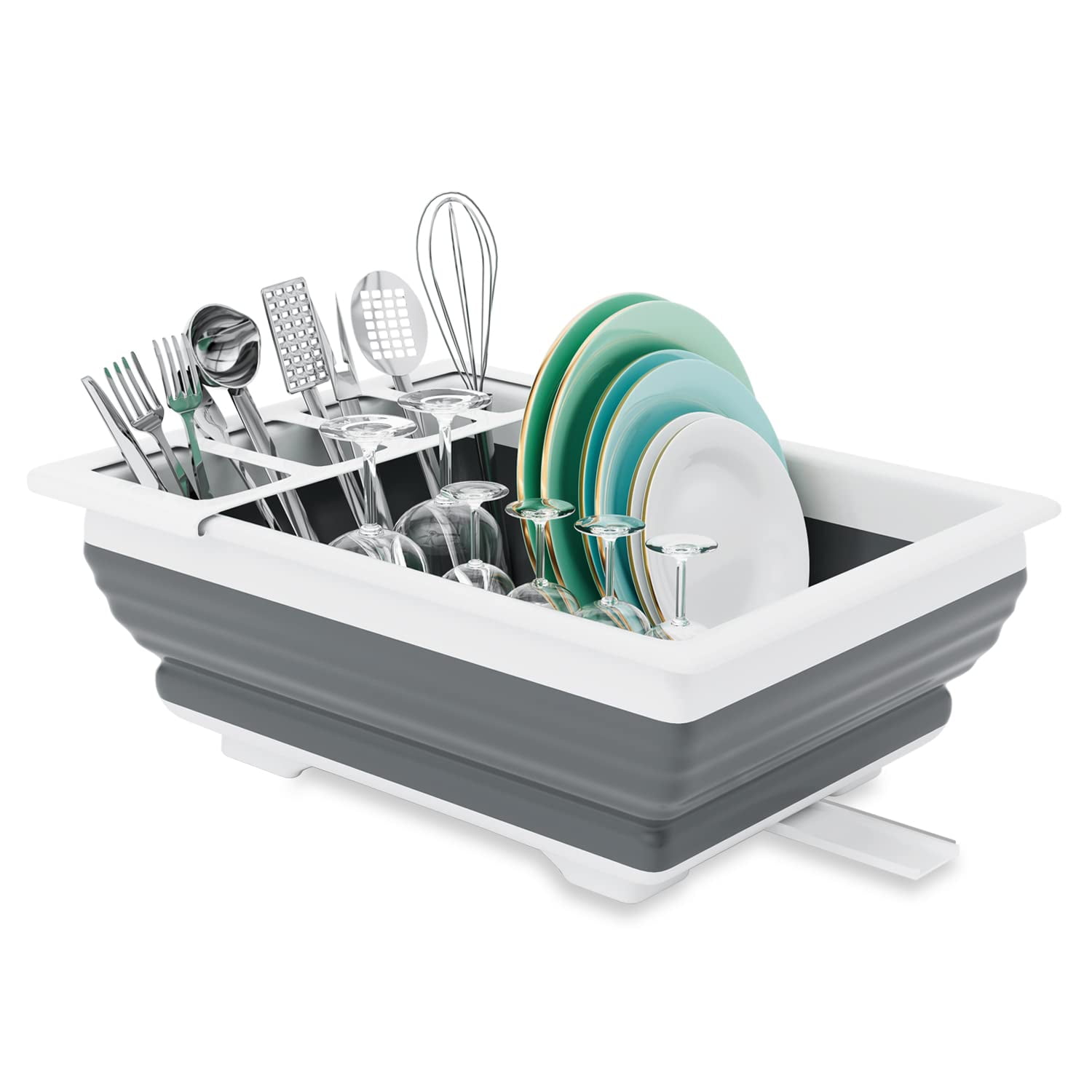 Escurridor De Platos Plegable Thanstar, Portátil Para Cocina