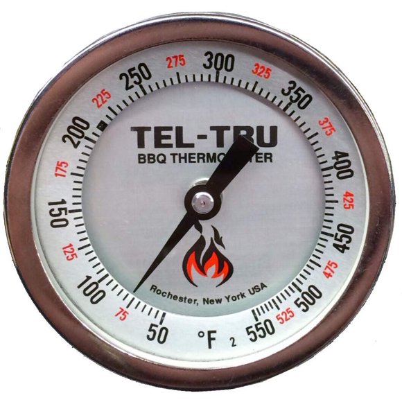 Termómetro Tel-Tru 7,6 cm 50/550 °F 1/2" NPT