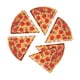 thumbnail image 1 of Juego de 6 platos para pizza Supreme Housewares, melamina, 23 cm, 1 of 5