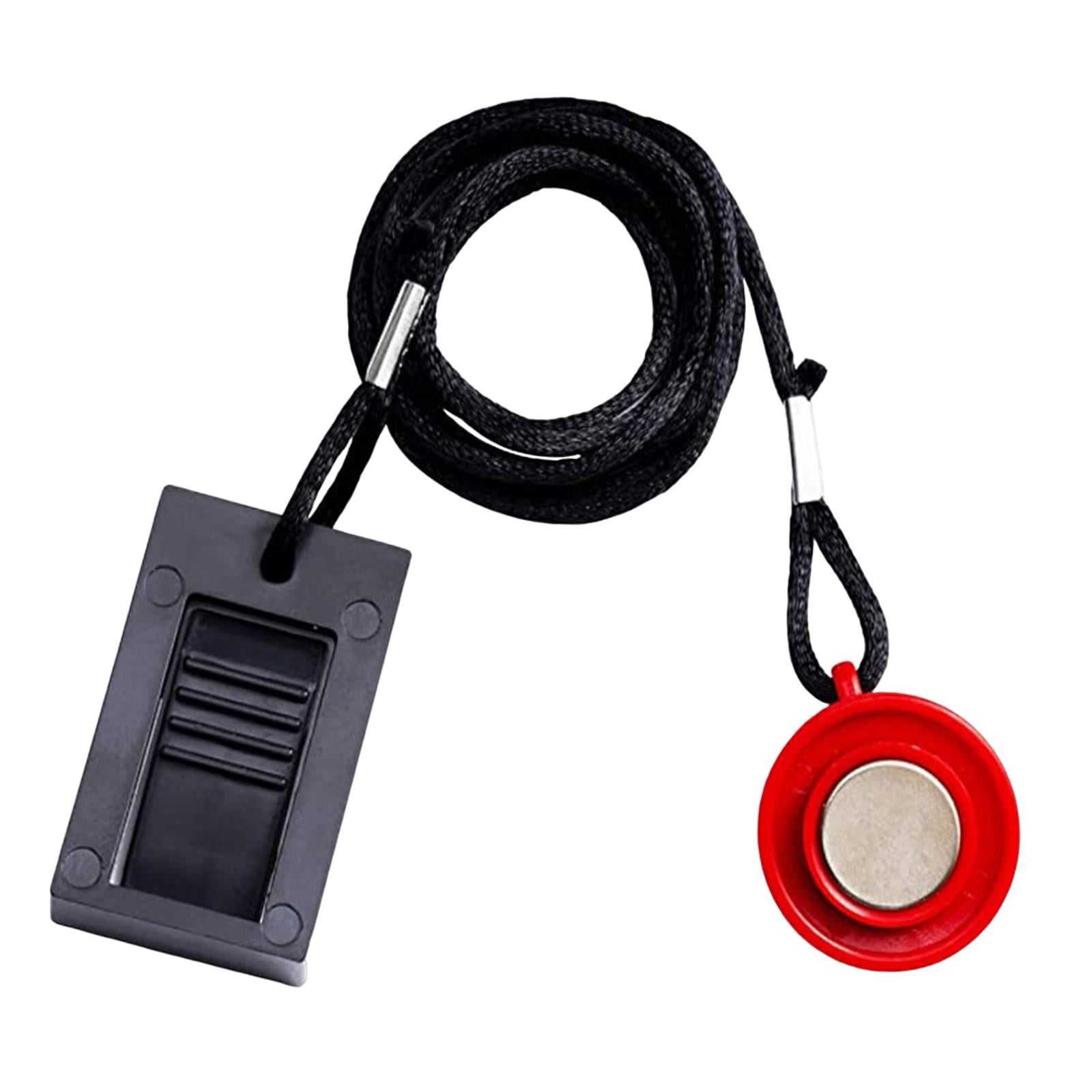 Ioensy - Cinta De Correr Bloqueo De Teclas De Seguridad Bloqueo De Interruptor Redondo Imán De Ejercicio Interruptor De Seguridad Abrazadera Pequeña