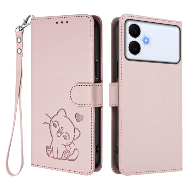 Funda Billetera Magnética para Samsung Galaxy S26 Edge, Rosa