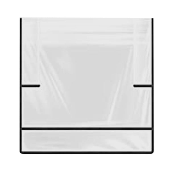 Funda para silla de peluquería, equipo de salón impermeable, se adapta a la mayoría de sillas de salón, funda de asiento resistente, transparente para Borde negro