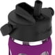 thumbnail image 3 of Botella De Agua De Vidrio De 470 Ml Con Tapa Con Sorbete Color Ciruela, 3 of 5
