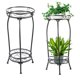 thumbnail image 1 of Soporte para Plantas Kavlium de 2 Niveles Antióxido de Metal Negro 69 cm, 1 of 7