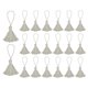 thumbnail image 1 of Uxcell paquete de 20 borlas de marcador de 4.3 pulgadas con lazo colgante, borlas pequeñas suaves, Marrón Pálido, 1 of 7