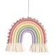 thumbnail image 4 of Macrame Rainbow Wall Hanging Colgante Tejido A Mano Para Decoración De Cuarto De Niños Estilo A, 4 of 5