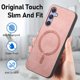 thumbnail image 5 of Magnetic Slim Case for Samsung Galaxy A24 with Camera Guard & Anti-Scratch Back Pink, 5 of 6