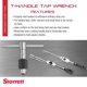 thumbnail image 2 of Llave de roscar Starrett 64 cm 5/32‑1/4" vástago, 2 of 6