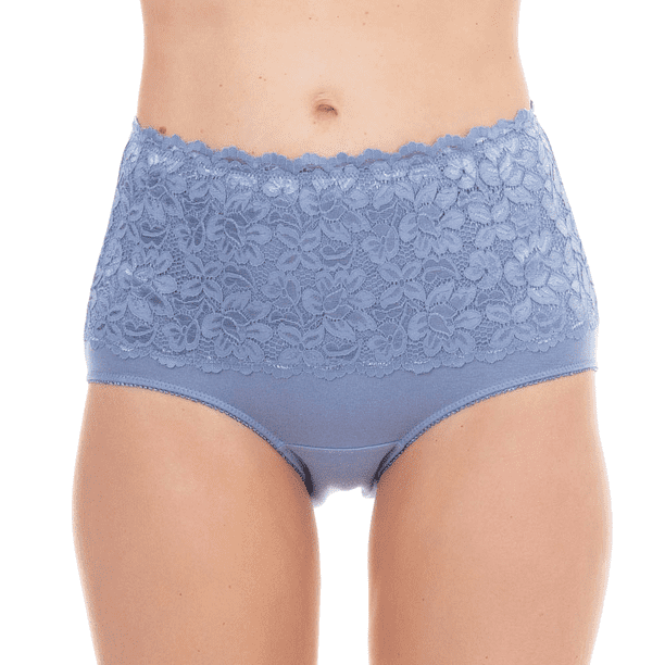 Pantaleta Maxi de Algodón con Encaje