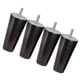 thumbnail image 3 of 4pcs Forma De Cono De Eucalipto Muebles De Madera Maciza Sofá Patas Negras 4 * 6 * 12cm, 3 of 4