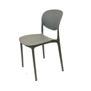 Silla Plástico Apilable Deco Hamburg Gris Escandinavia Gris Tamaño Único