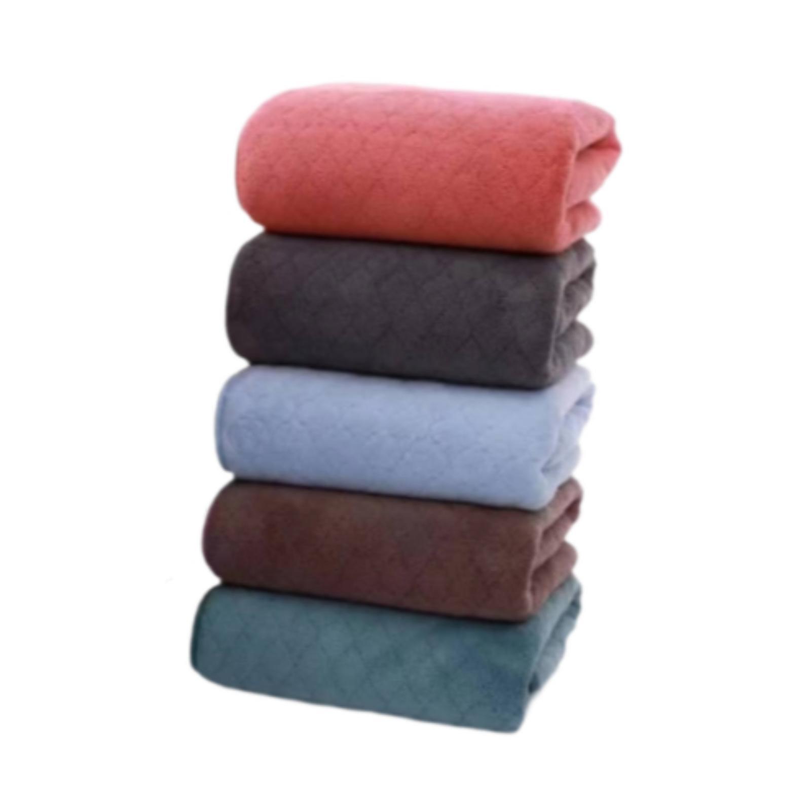 Bothyi - 5X Toalla De Baño Cómoda Y Ligera De Terciopelo Coral Para Baño, Sauna, Viajes