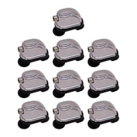 Bothyi - Soportes Triangulares Para Caja De Tambor Con Almohadillas De Goma, Fáciles De Instalar, Montaje En Un Solo Extremo, 10 Unidades