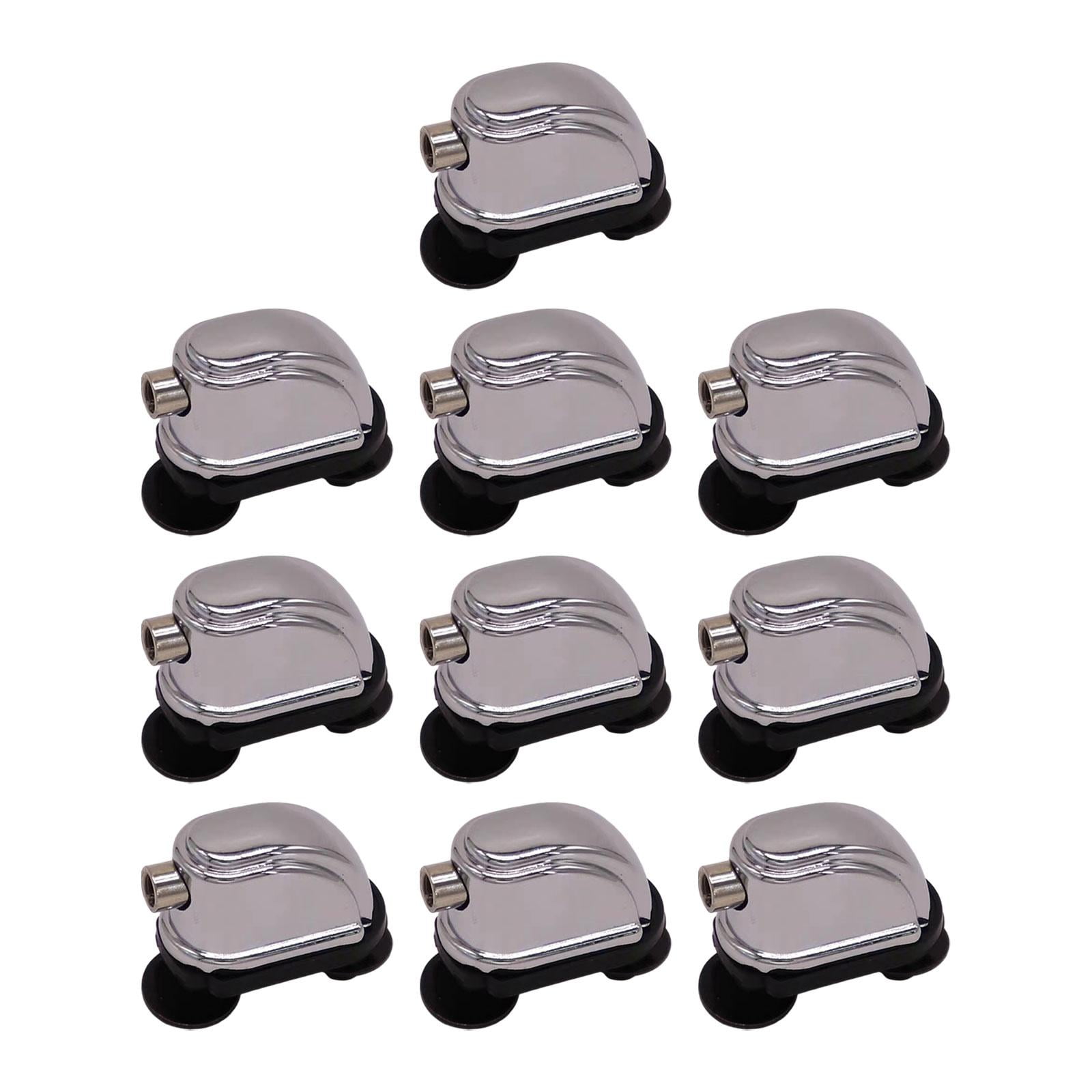 Bothyi - Soportes Triangulares Para Caja De Tambor Con Almohadillas De Goma, Fáciles De Instalar, Montaje En Un Solo Extremo, 10 Unidades