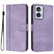 thumbnail image 1 of Funda Cartera para Motorola Moto Edge 50 Fusion 5G Protección 360° con Ranuras para Tarjetas y Soporte Morado, 1 of 6