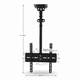 thumbnail image 2 of Base Soporte Fija De Techo Para Televisor Tv 20-55 Pulgadas, 2 of 6