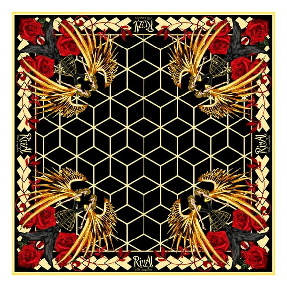 Pañuelo Bandana Semi satinado Estampado ANGEL TWINS