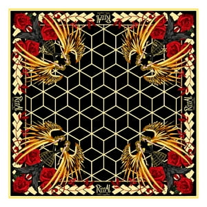 Rival - Pañuelo Bandana Semi Satinado Estampado Angel Twins