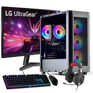 Hyperpc.Cl - Pc Gamer + Monitor 24 + Perif: Amd Ryzen 5 8400 16Gb 1Tb Rtx 3060 Wifi