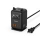 thumbnail image 1 of Cargador USB‑C TESSAN 65 W de 4 puertos negro PD, 1 of 7