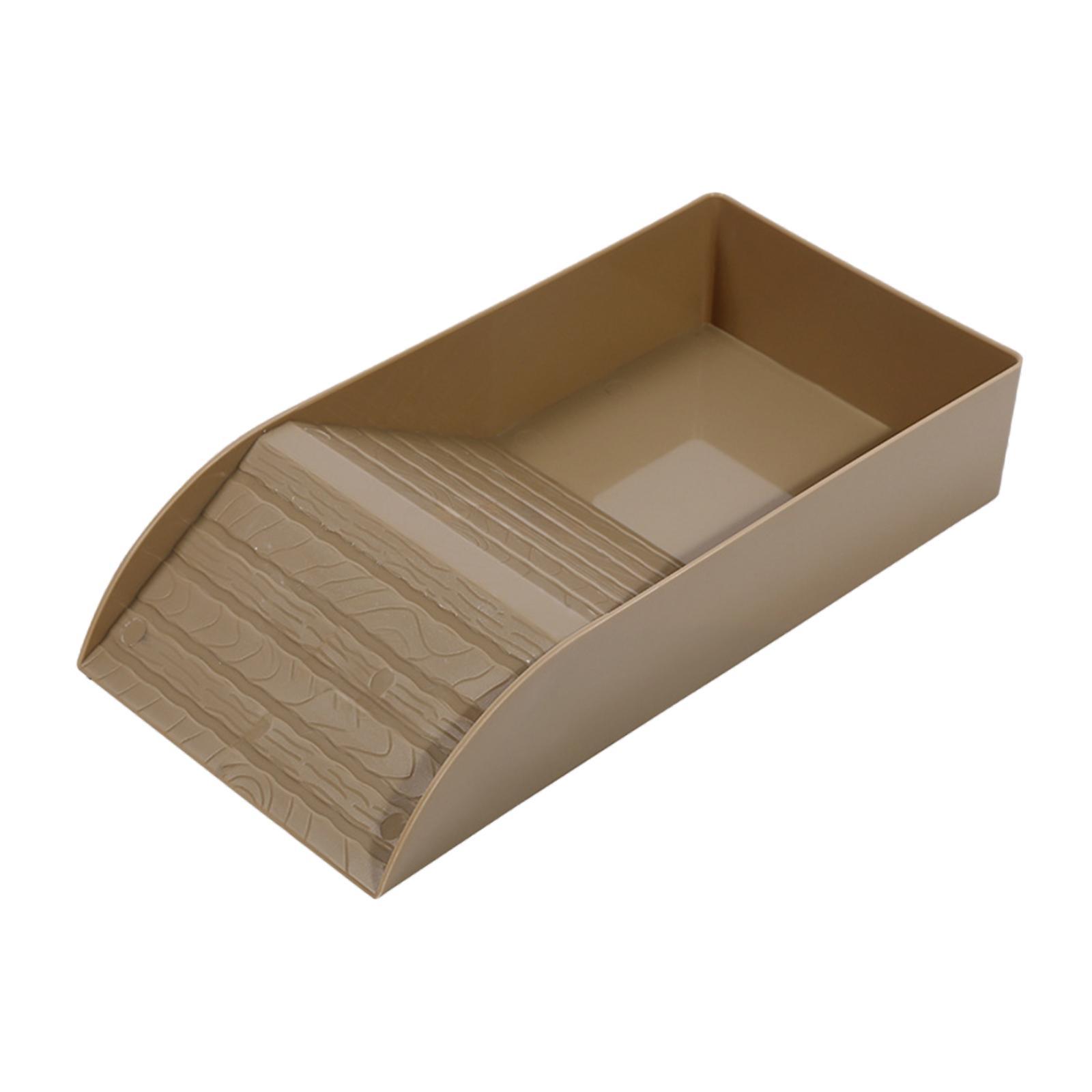 Magideal - Comedero Para Tortugas Y Reptiles Con Rampa Y Cuenco De Agua , Brown S Marrón S