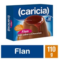 Flan Chocolate Con Caramelo 110 G Caricia