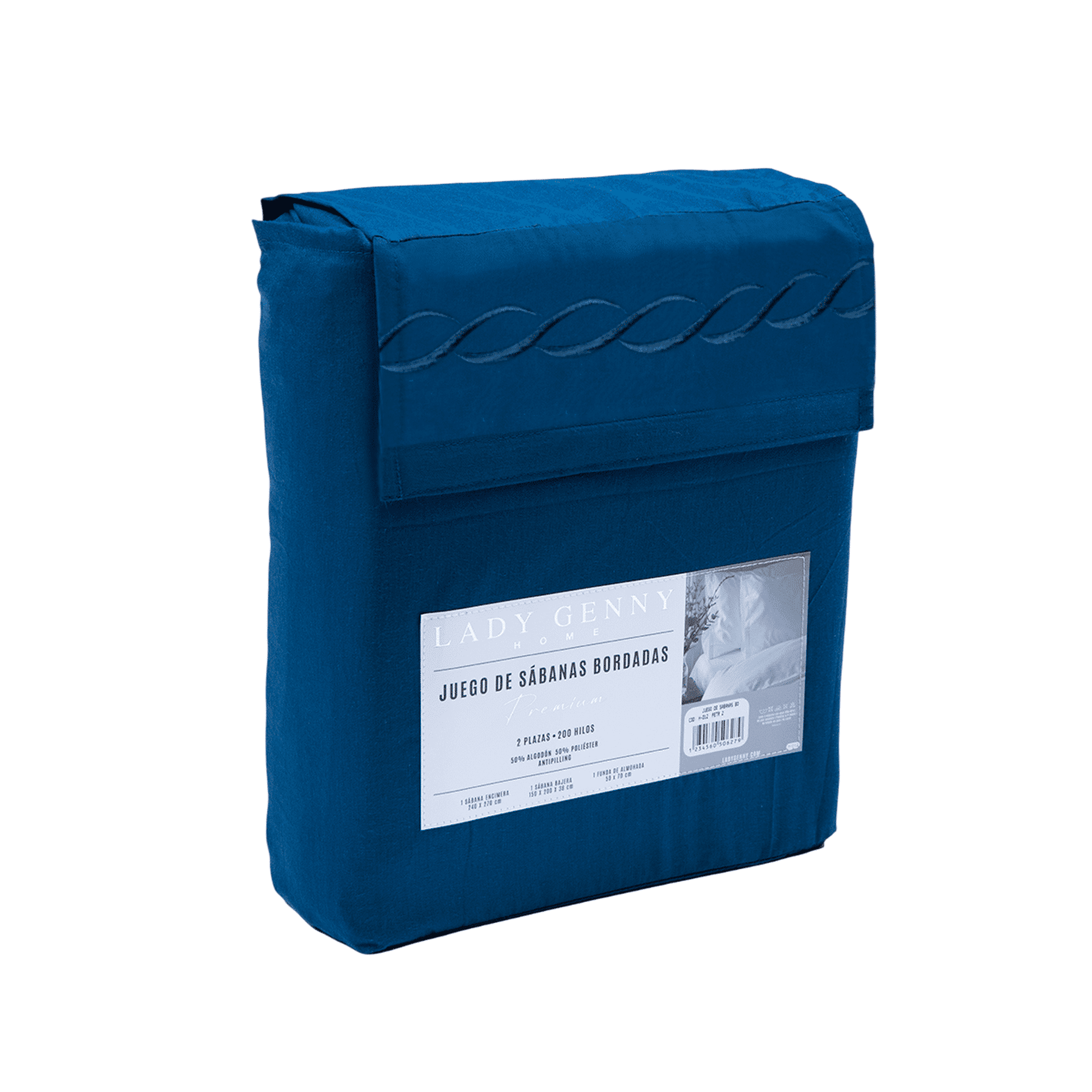 Juego De Sabanas Bordadas Super King Lady Genny