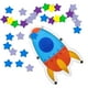 thumbnail image 2 of Tarro De Recompensa En Forma De Cohete Con 30 Estrellas De Madera Para El Hogar De Los Niños Del Maestro De La Escuela, 2 of 5