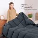 thumbnail image 4 of Ropa de cama Edreforter Utopia, tamaño queen, para todas las estaciones, gris, 4 of 7