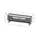 thumbnail image 3 of Rack Tv 70 Florencia Titanium Natural, 3 of 4