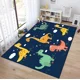 thumbnail image 1 of Alfombra Infantil Tiernos Diseños Decorativos 120x160cm Wym - 1.2 M - 1.6 M - Dino - Azul, 1 of 3