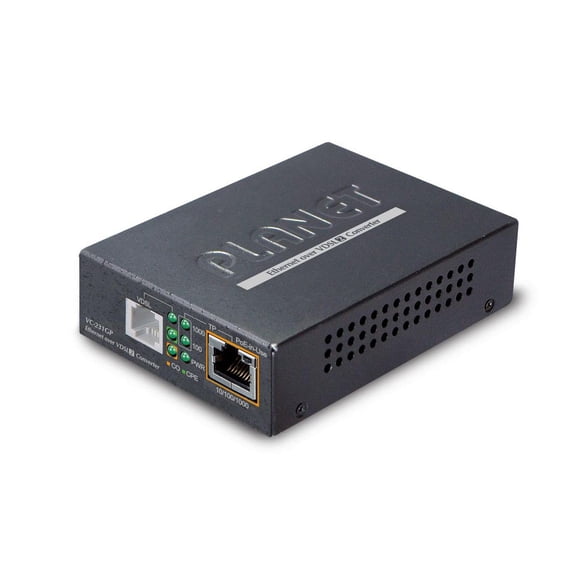 Convertidor de Medios de Red Planet 1-P 10/100/1000T PoE+