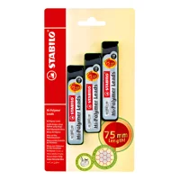 Stabilo Minas Repuesto 0,5 Hi-Polymer Lead. Set 3 X 24 Unid.