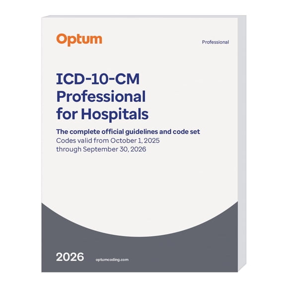 ICD-10-CM Optum 2026 Profesional para Hospitales