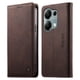 thumbnail image 1 of Funda Billetera de Cuero para [Xiaomi Redmi Note 13 Pro 4G], Bloqueo RFID, Tarjetas y Soporte Café, 1 of 5
