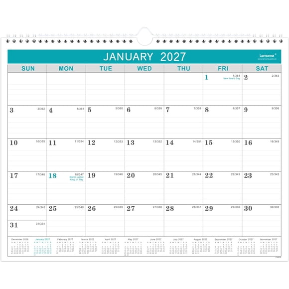Lemome Calendar 2027 Office Home Planning Organizing, 11.5