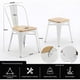thumbnail image 4 of Pack 4 Sillas Tolix Blancas De Madera Comedor Venhouse, 4 of 8