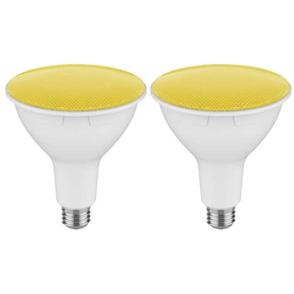 Bombillas LED repelentes de insectos Sunco PAR38, 13 W = 90 W, 2000 K, paquete de 2
