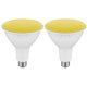 thumbnail image 1 of Bombillas LED repelentes de insectos Sunco PAR38, 13 W = 90 W, 2000 K, paquete de 2, 1 of 7