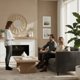 thumbnail image 3 of Espejo Pared Sol Decorativo Circular Estilo Mimbre Jhn, 3 of 3
