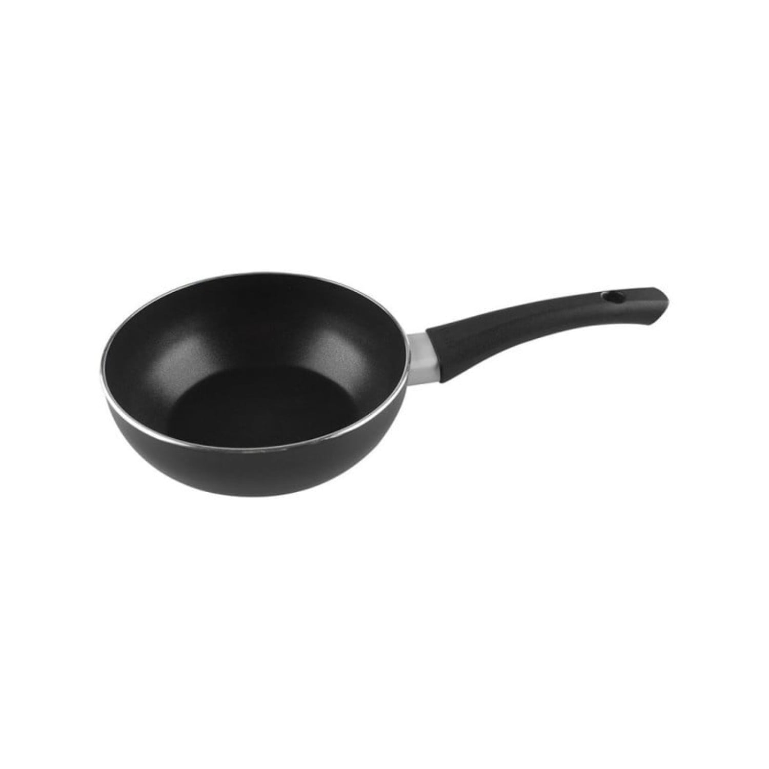 Wok Mini Aluminio Antiadherente 16cm Negro Indubasic Ibili