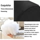 thumbnail image 3 of XmhyTop Fundas de almohada cilíndricas de lino, 16 x 6 pulgadas, con cierre oculto, para decoración hogareña y soporte cervical, cojín cilíndrico, Negro, 3 of 5