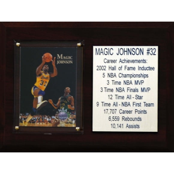 Placa C&I Collectables NBA Los Angeles Lakers Magic Johnson