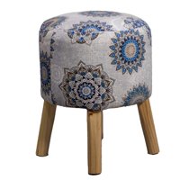 Máxima Design - Pouf Bird Mandala Azul 35X35X45 Cm