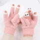 thumbnail image 4 of Guantes de lana tejidos, elegantes y cálidos para mujer, ideales para pantallas táctiles., 4 of 5