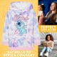 thumbnail image 2 of Sudadera con Capucha Disney Stitch para Niñas con Orejas 3D y Diseño Tie Dye, 2 of 5