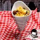 thumbnail image 3 of Cubo para Papas Fritas Blanco Cerámica, 3 of 3
